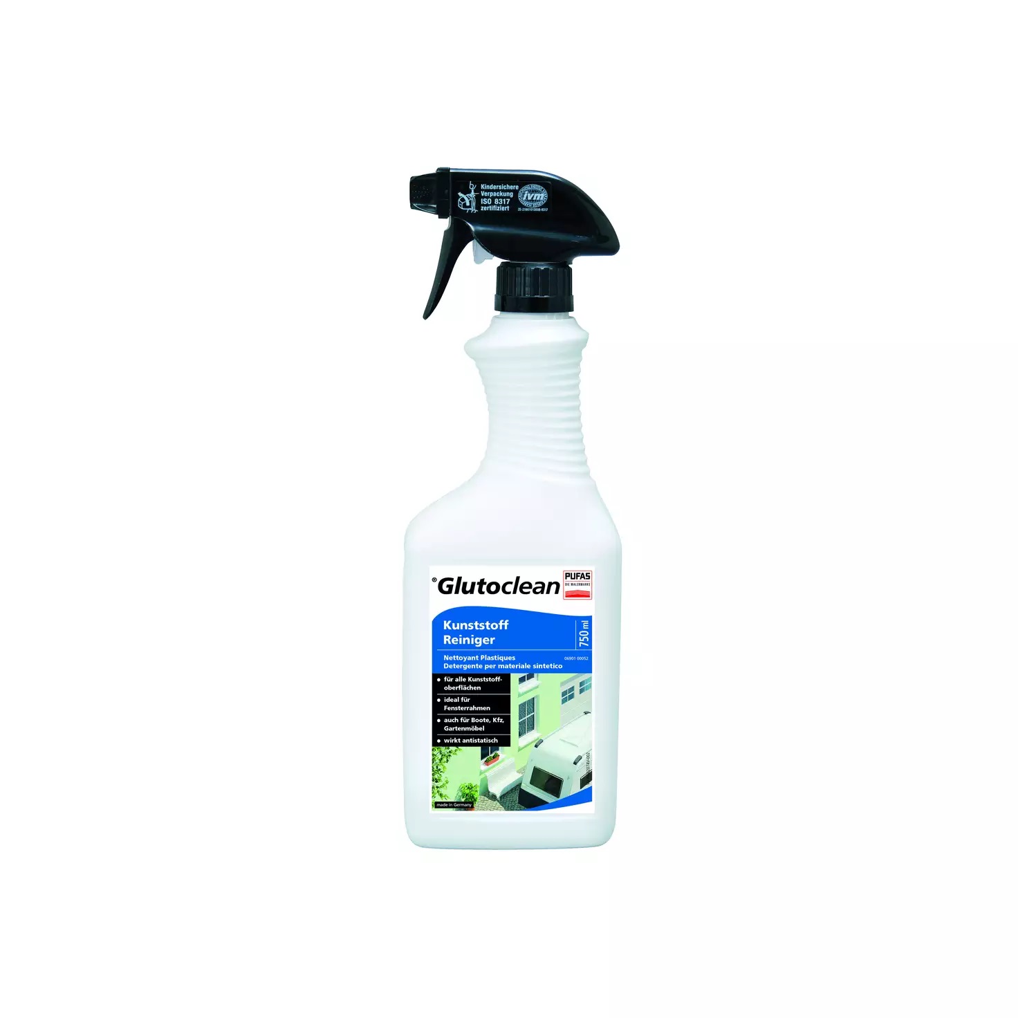 Bild von Glutoclean Kunststoff Reiniger, 750ml