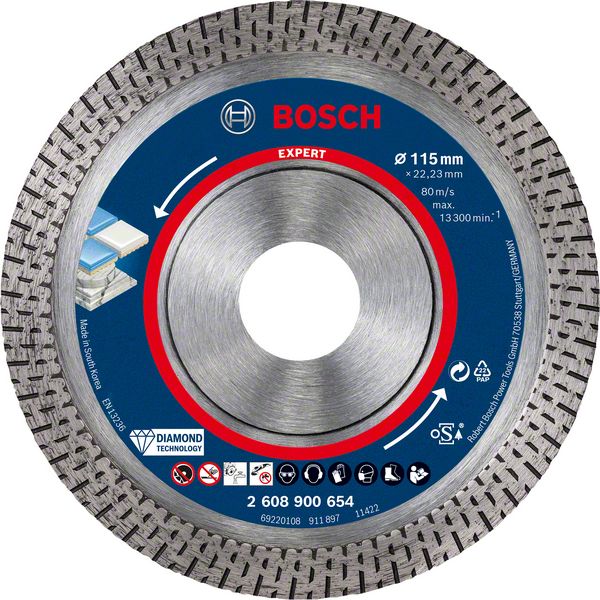 Bild von Bosch Diamanttrennscheibe HardCeramic 115mm Expert