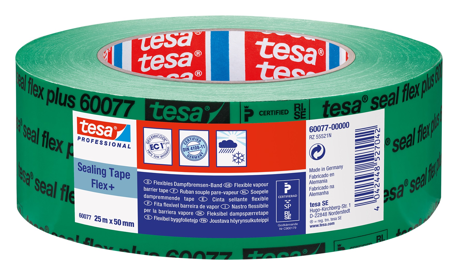 Bild von Dampfbremsenband 50 mm 25 m