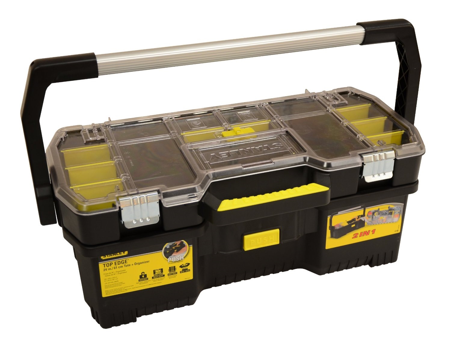 Bild von Stanley Werkzeugtrage 19\" mit Org. Aufsatz