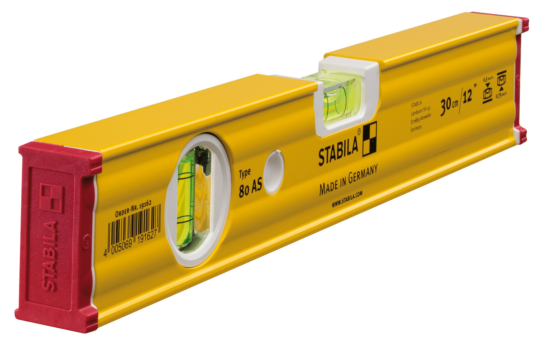 Bild von Stabila Wasserwaage 80 AS, 30cm