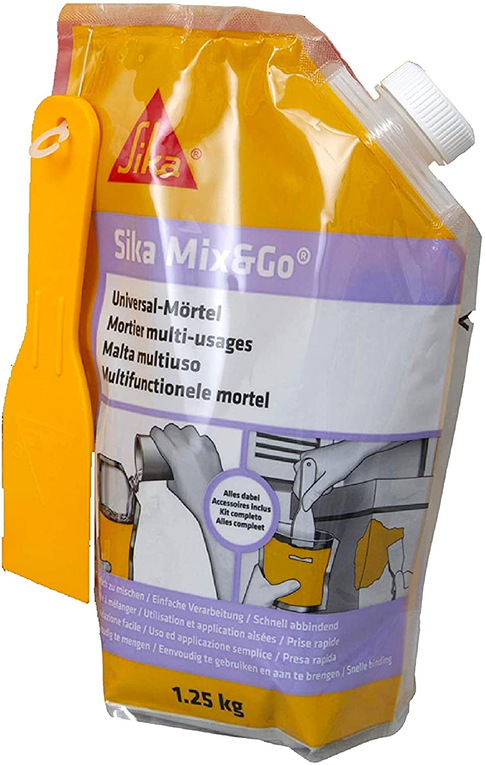 Bild von Sika Mix&Go Universalmörtel, 1.25kg