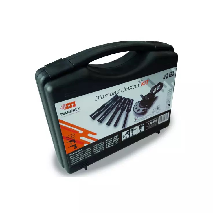 Bild von Mandrex Diamantbohrer-Set UniXcut 6-tlg