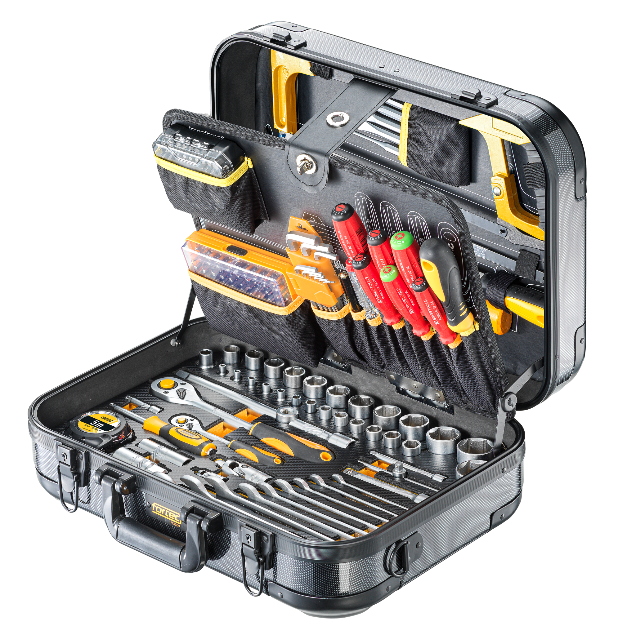 Bild von fortec® Werkzeugkoffer "PREMIUM", 218-tlg.