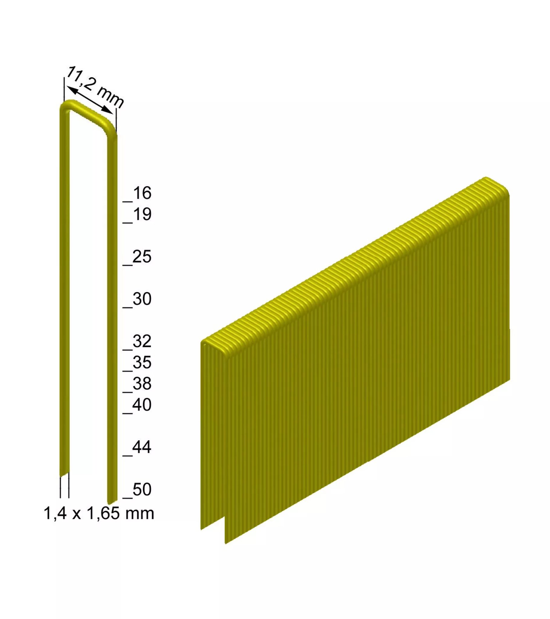 Bild von PREBENA Heftklammern Z-44 CNK HA, 50mm
