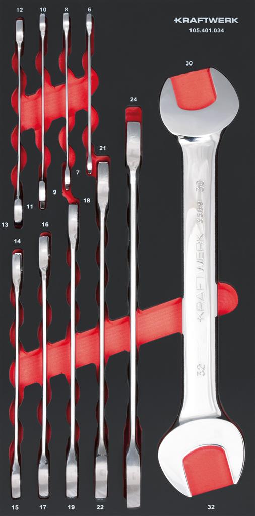 Bild von Kraftwerk Doppelgabelschl.satz 10-tlg 20x40 Einlag