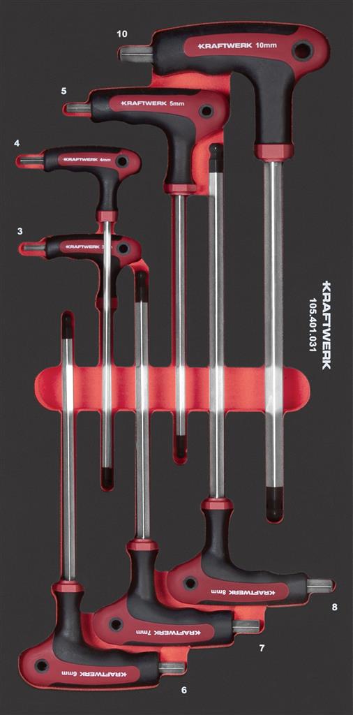Bild von Kraftwerk I6kt-T-Griff Schraubendrehersatz 7-tlg