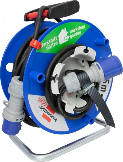 Bild von CEE-Camping-Kabeltrommel mit 23+2m RN-Kabel