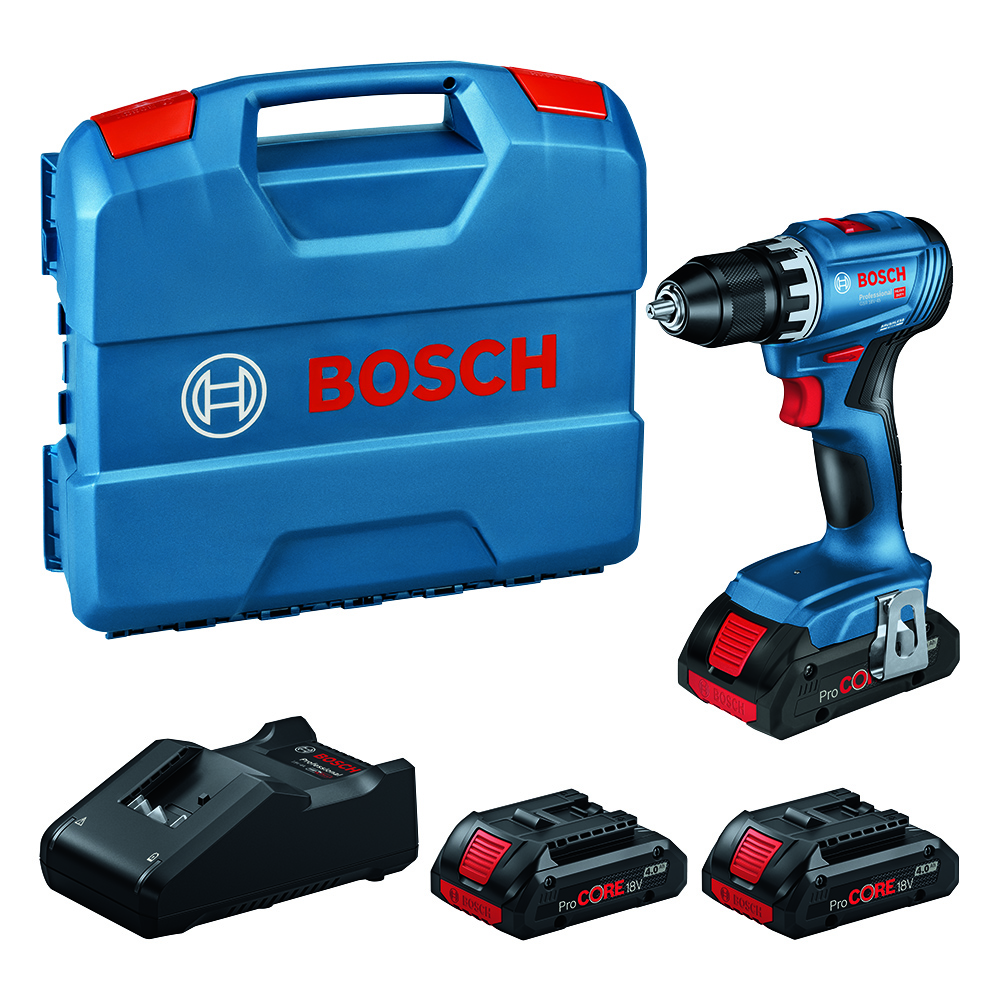 Bild von BOSCH Akku-Bohrschrauber GSR 18V-45 (3x4.0Ah PC)