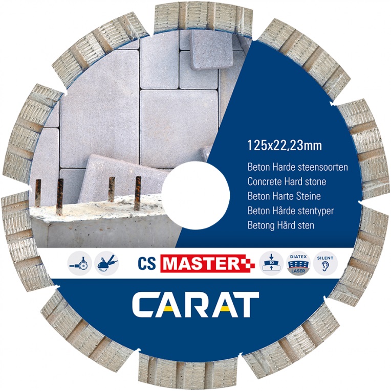 Bild von Carat Dia. Trennscheibe Beton Ã˜125 x 22,23mm (M)