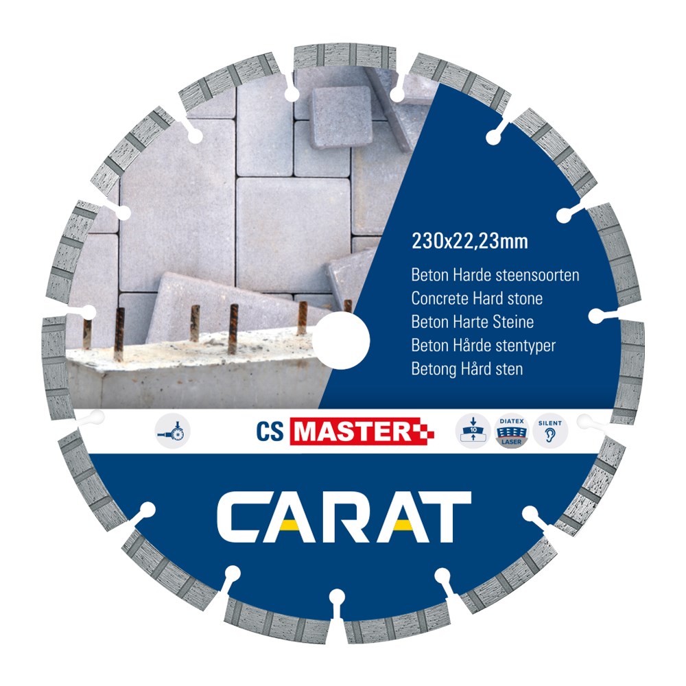 Bild von Carat Dia. Trennscheibe Beton Ã˜230 x 22,23mm (M)