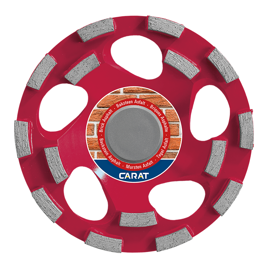 Bild von Carat Schleifteller Backstein 125 x 22,23DustecÂ®