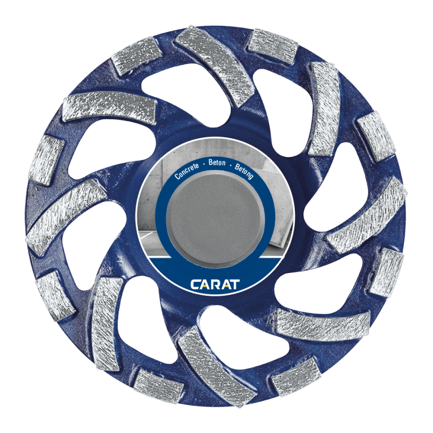 Bild von Carat Schleifteller Beton 125 x 22,23DustecÂ®