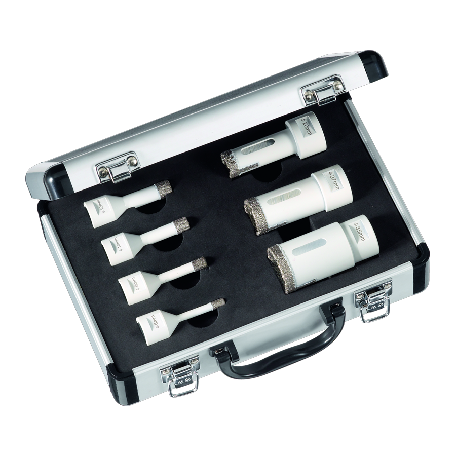 Bild von Carat Trockenbohrerset M14 6-8-10-12-20-27-35 (M)