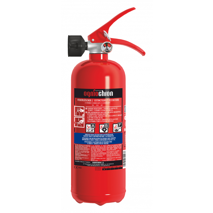Bild von Schaum-Feuerlöscher 2 l, ABF mit Manometer