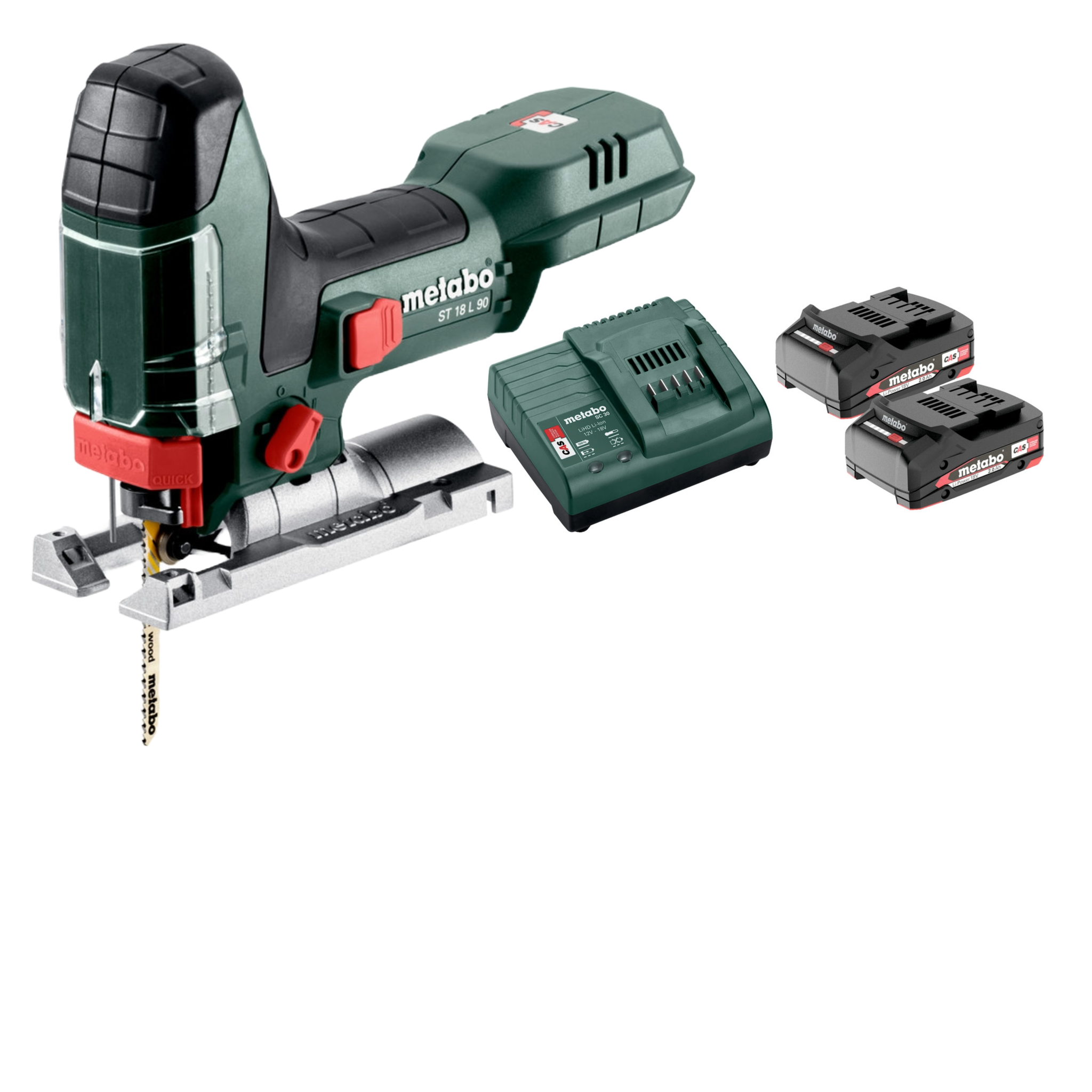 Bild von METABO Akku-Stichsäge ST 18 L 90 Set