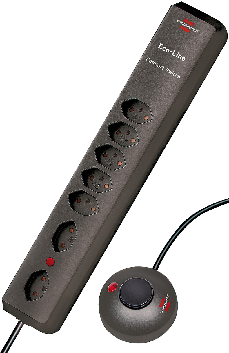 Bild von Eco-Line Comfort Switch Steckdosenleiste 7-fach