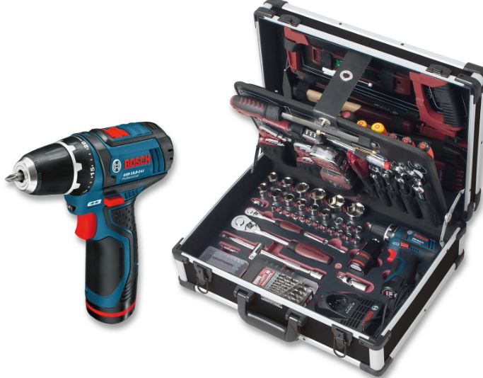 Bild von Kraftwerk Werkzeugkoffer Profi Alu mit PB+Bosch