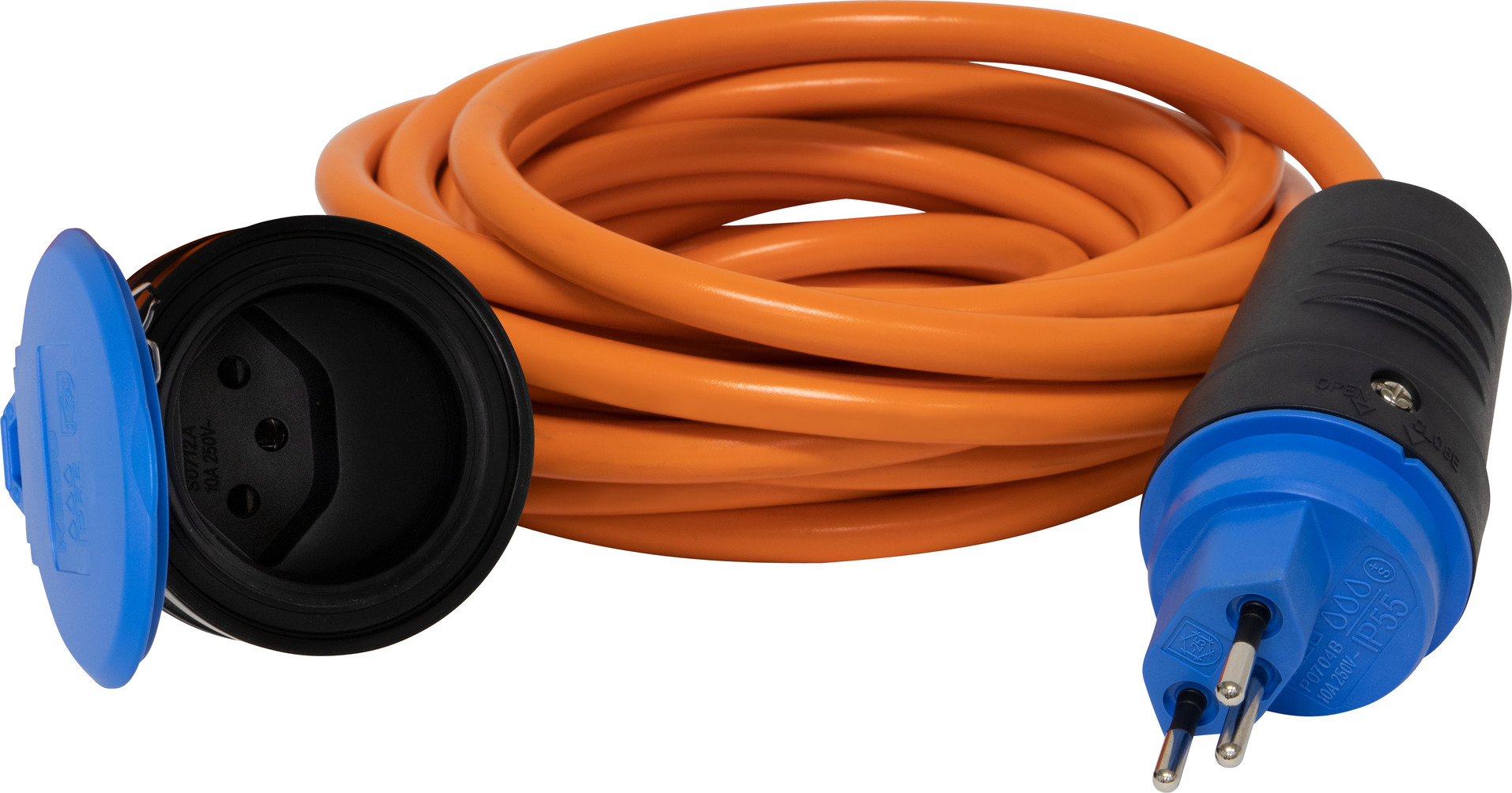 Bild von Brennenstuhl Verl.kabel 5m, orange, 3-pol, IP55