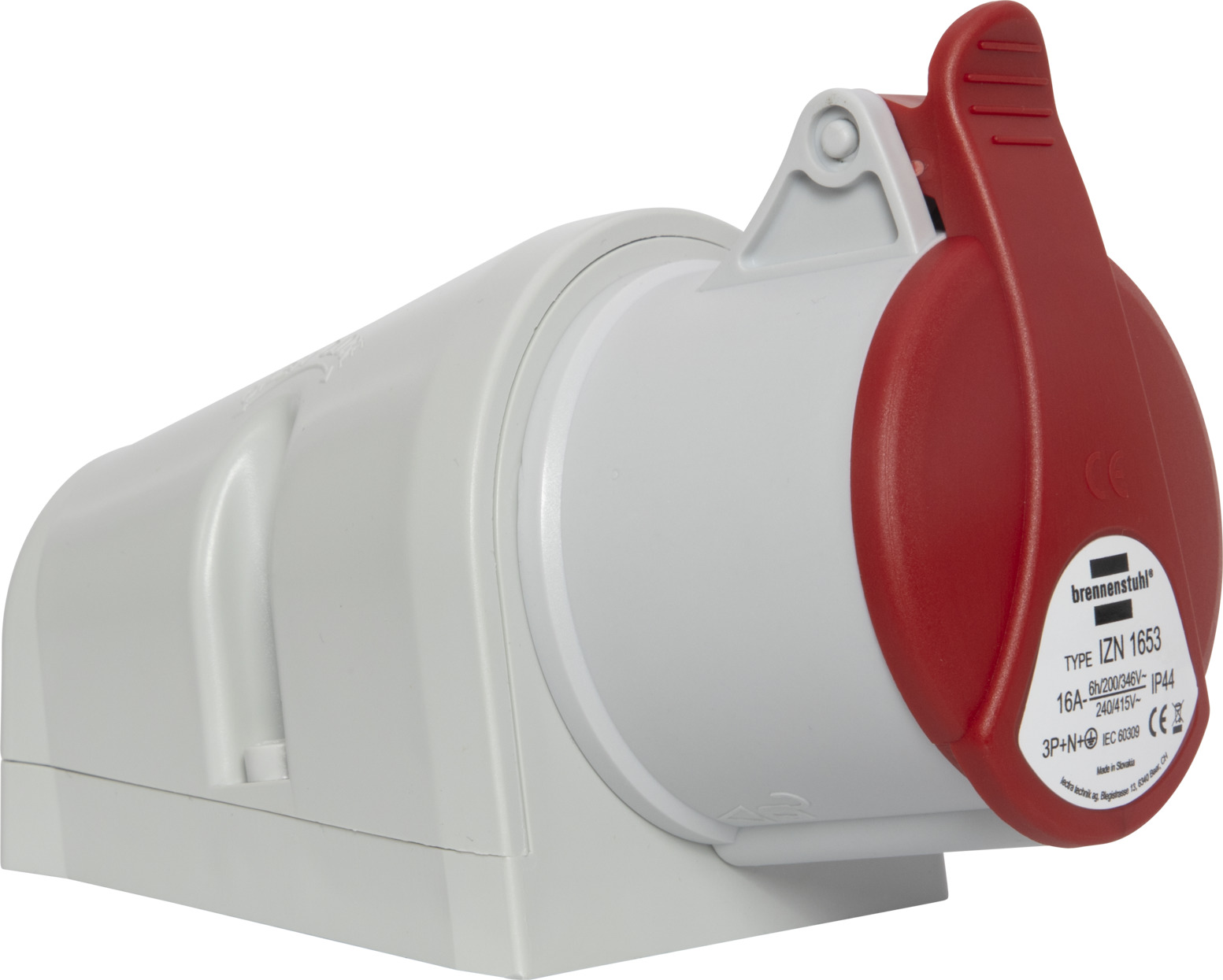 Bild von CEE-Wandsteckdose 400V/16A IP44