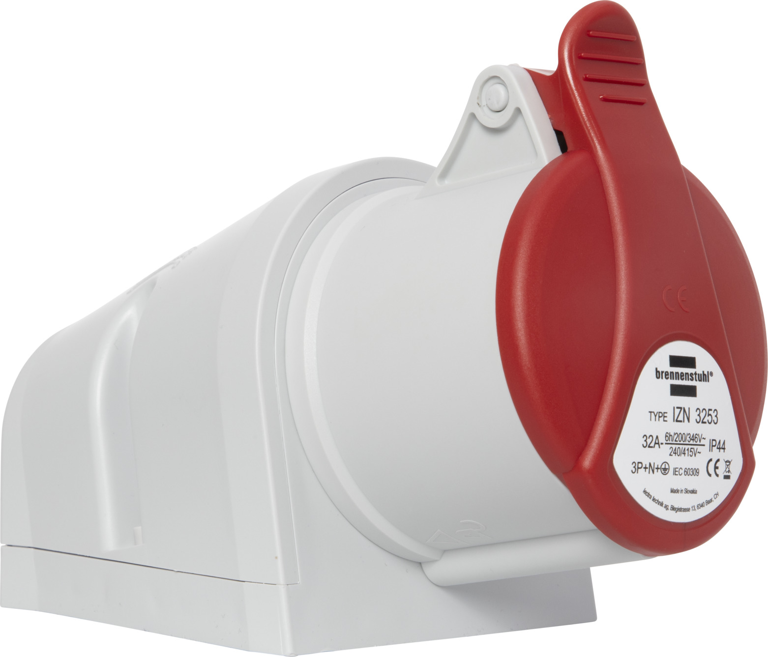 Bild von CEE-Wandsteckdose 400V/32A IP44