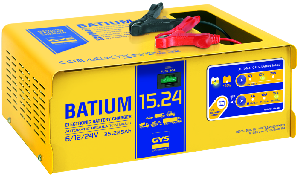 Bild von GYS Batterie-Ladegerät BATIUM 15/24