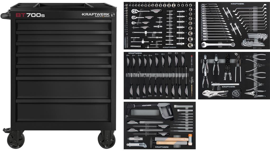 Bild von Kraftwerk Werkstattwagen BT700s, 194-tlg., BLACK