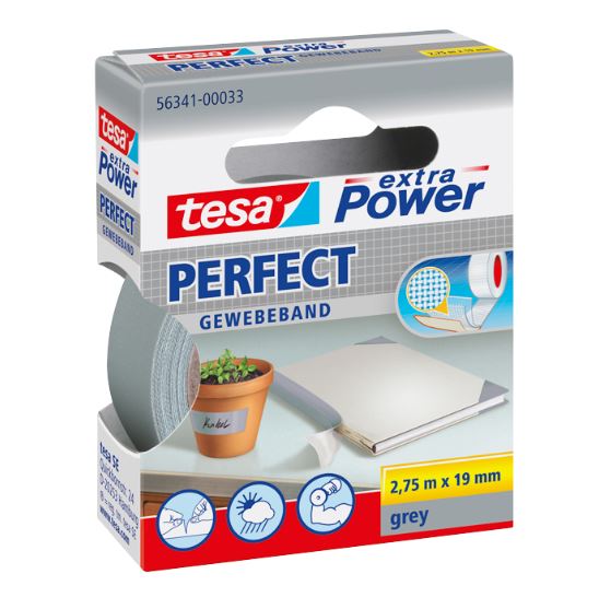 Tesa Gewebeband Extra Power Perfect 19 mm x 2.75 m