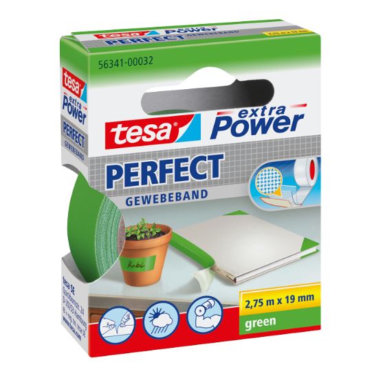 Tesa Gewebeband Extra Power Perfect 19 mm x 2.75 m