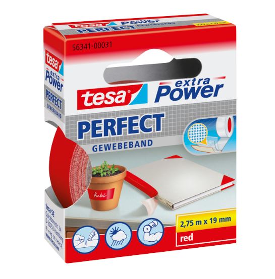 Tesa Gewebeband Extra Power Perfect 19 mm x 2.75 m