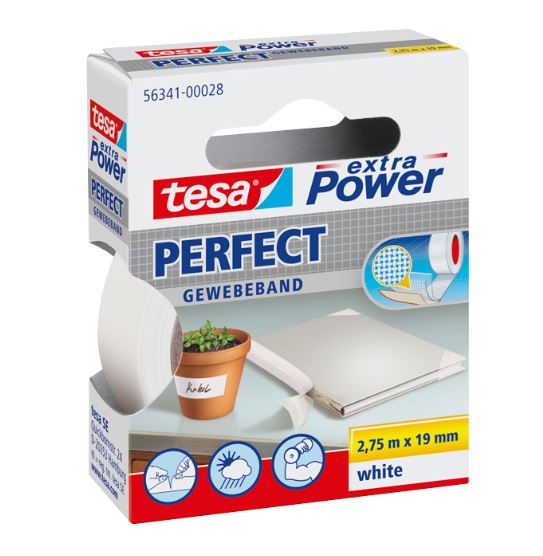 Tesa Gewebeband Extra Power Perfect 19 mm x 2.75 m