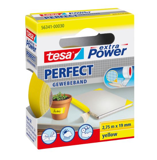 Tesa Gewebeband Extra Power Perfect 19 mm x 2.75 m