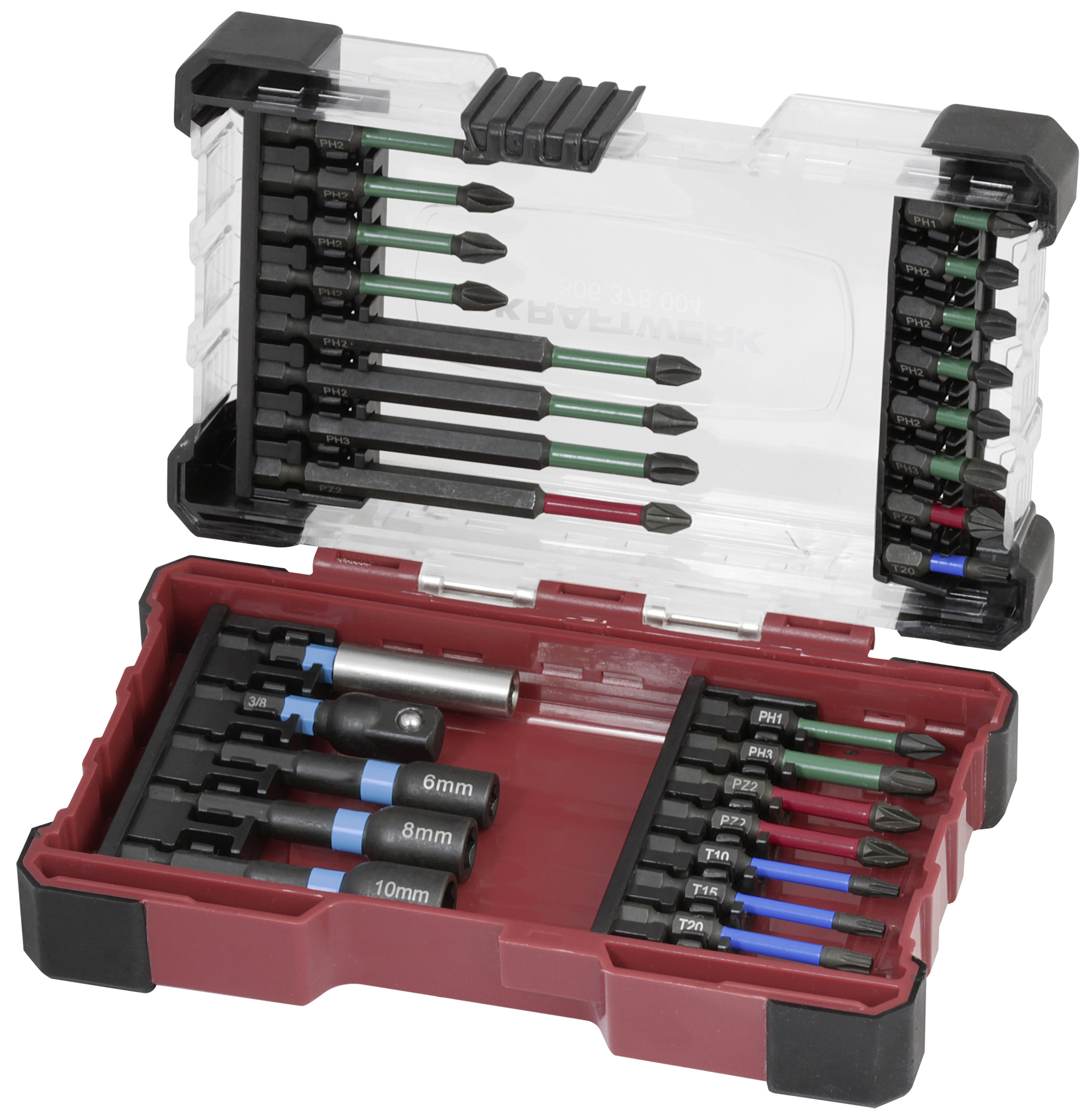 Bild von Kraftwerk Bit Box Profi Impact Control 1/4\"  Satz