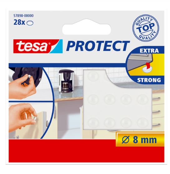 Tesa Lärmstopper rund ø 8 mm 28 Stück
