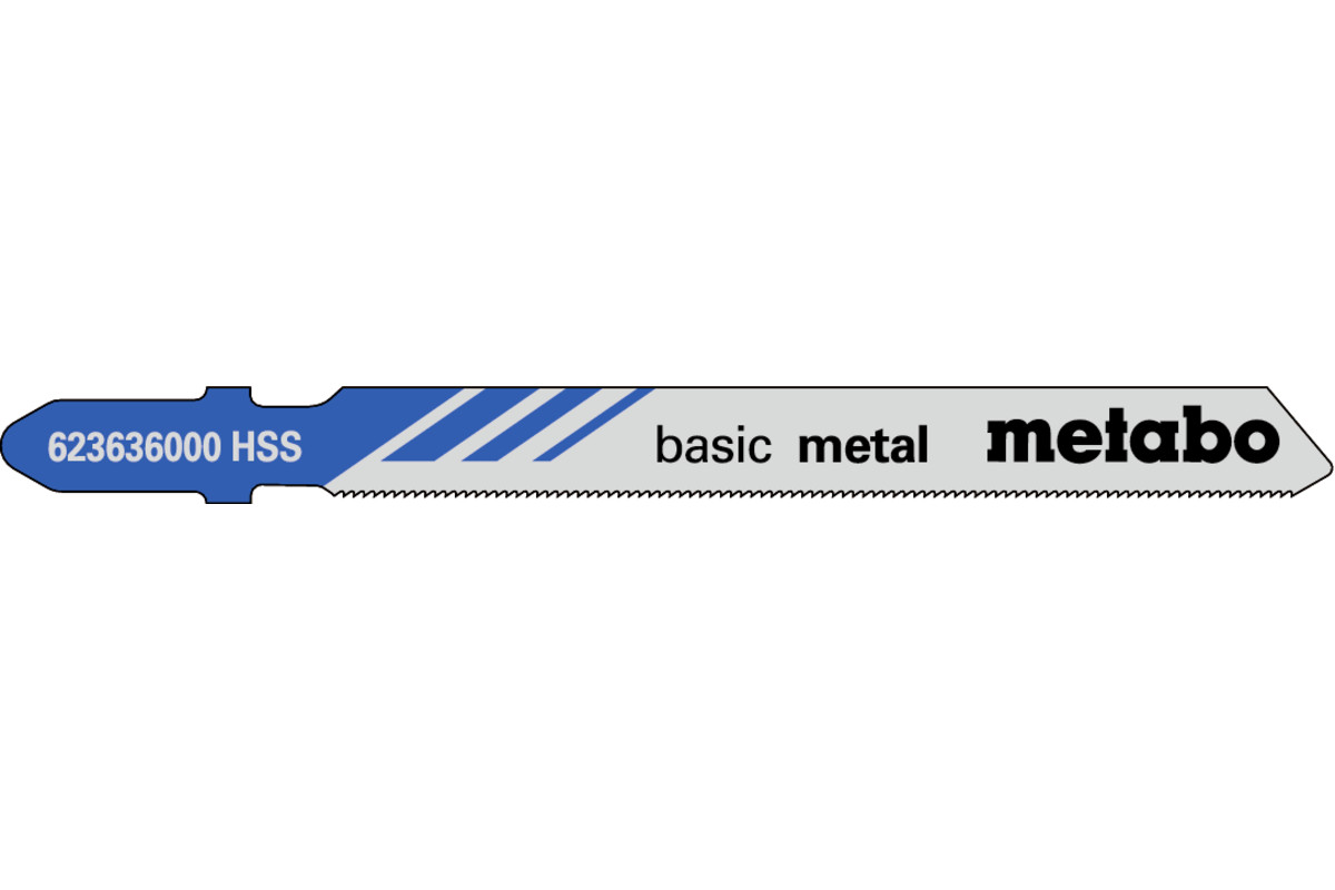 Bild von Metabo 5 STICHSÄGEBLÄTTER \"BASIC METAL\" 66/ 0,7 MM