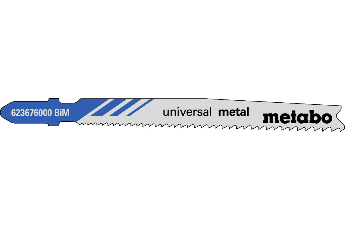 Bild von Metabo 5 STICHSÄGEBLÄTTER \"UNIVERSAL METAL\" 74MM
