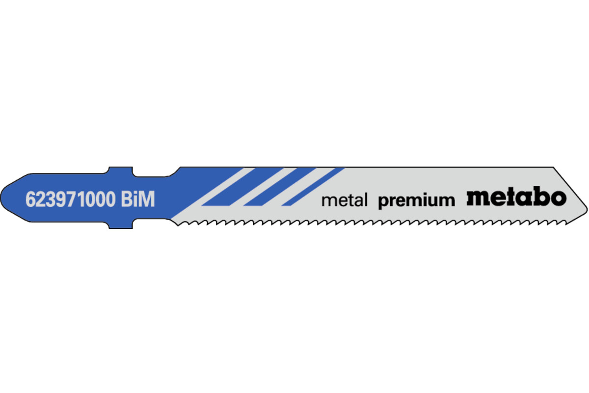 Bild von Metabo 5 STICHSÄGEBLÄTTER METAL PREMIUM 51/ 1,2 MM