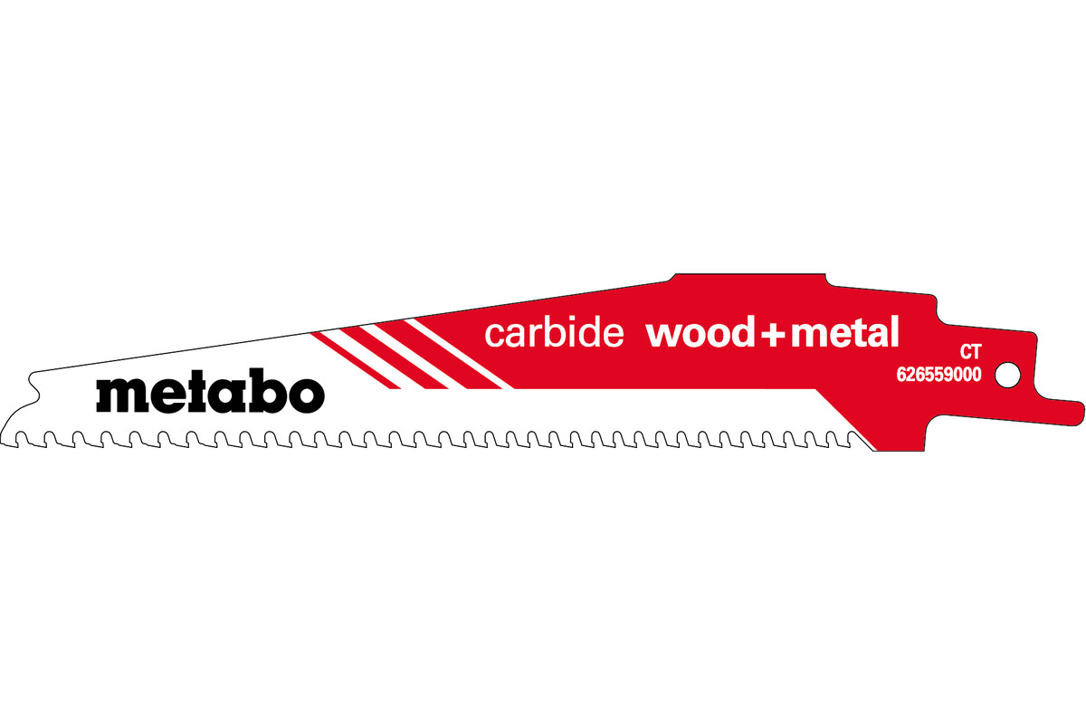 Bild von Metabo SÄBELSÄGEBLATT  CARBIDE WOOD 50 X 1,25 MM