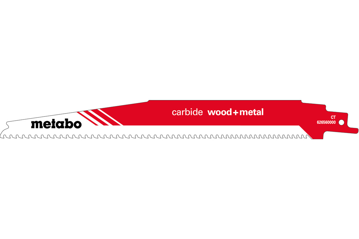 Bild von Metabo SÄBELSÄGEBLATT CARBIDE WOOD 225 X 1,25 MM