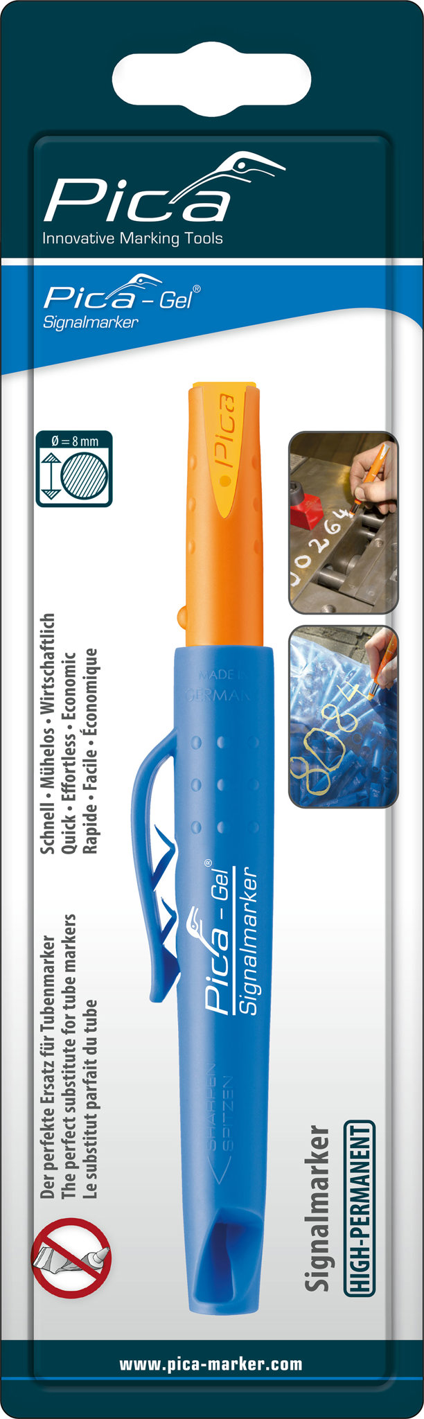 Bild von PICA Signalmarker Gel gelb