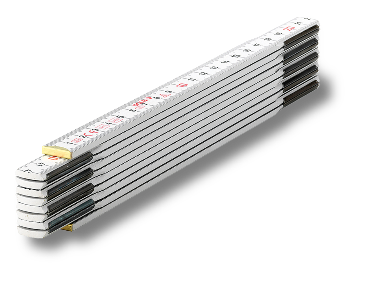 Bild von Sola Holz-Meterstab 2 m weiss