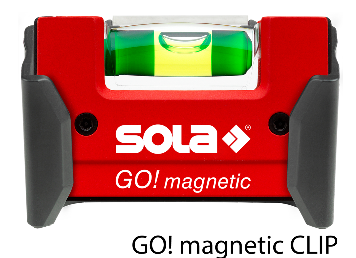 Bild von SOLA Kompakt-Wasserwaage GO! magnetic CLIP