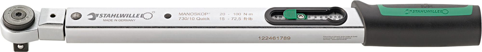 Bild von Stahlwille Drehmomentschl. 9x12 / 20-100 Nm