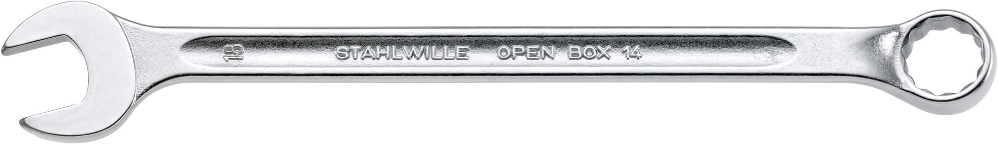 Bild von Stahlwille Ringmaulschlüssel OPEN-BOX lang 19mm