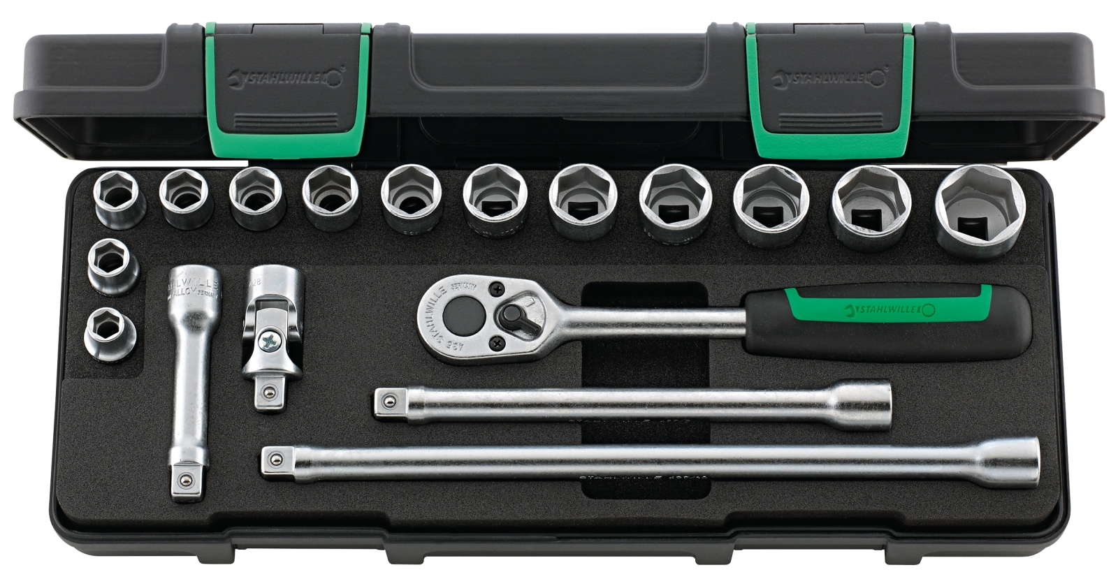 Bild von Stahlwille Steckschlüssel-Satz 3/8\" 18-tlg