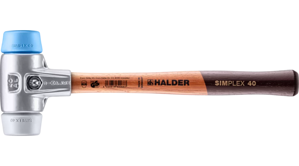 Bild von Halder SIMPLEX-Schonhammer Aluminiumgehäuse Ø 40mm