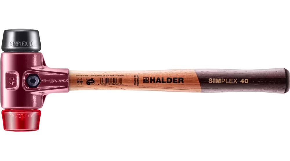 Bild von Halder SIMPLEX-Schonhammer TempergussgehäuseØ50mm