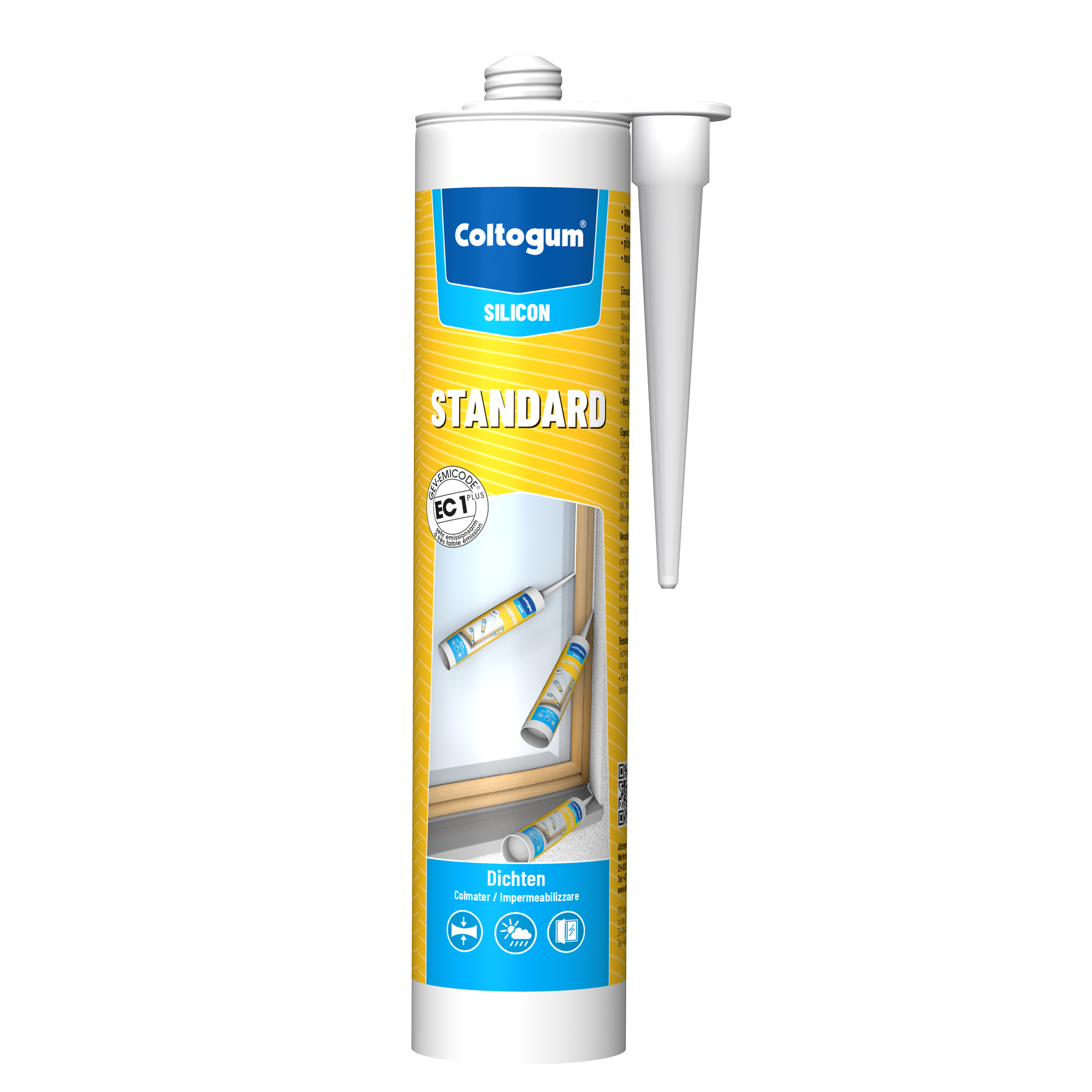 Bild von Coltogum Silicon Standard schwarz 310ml