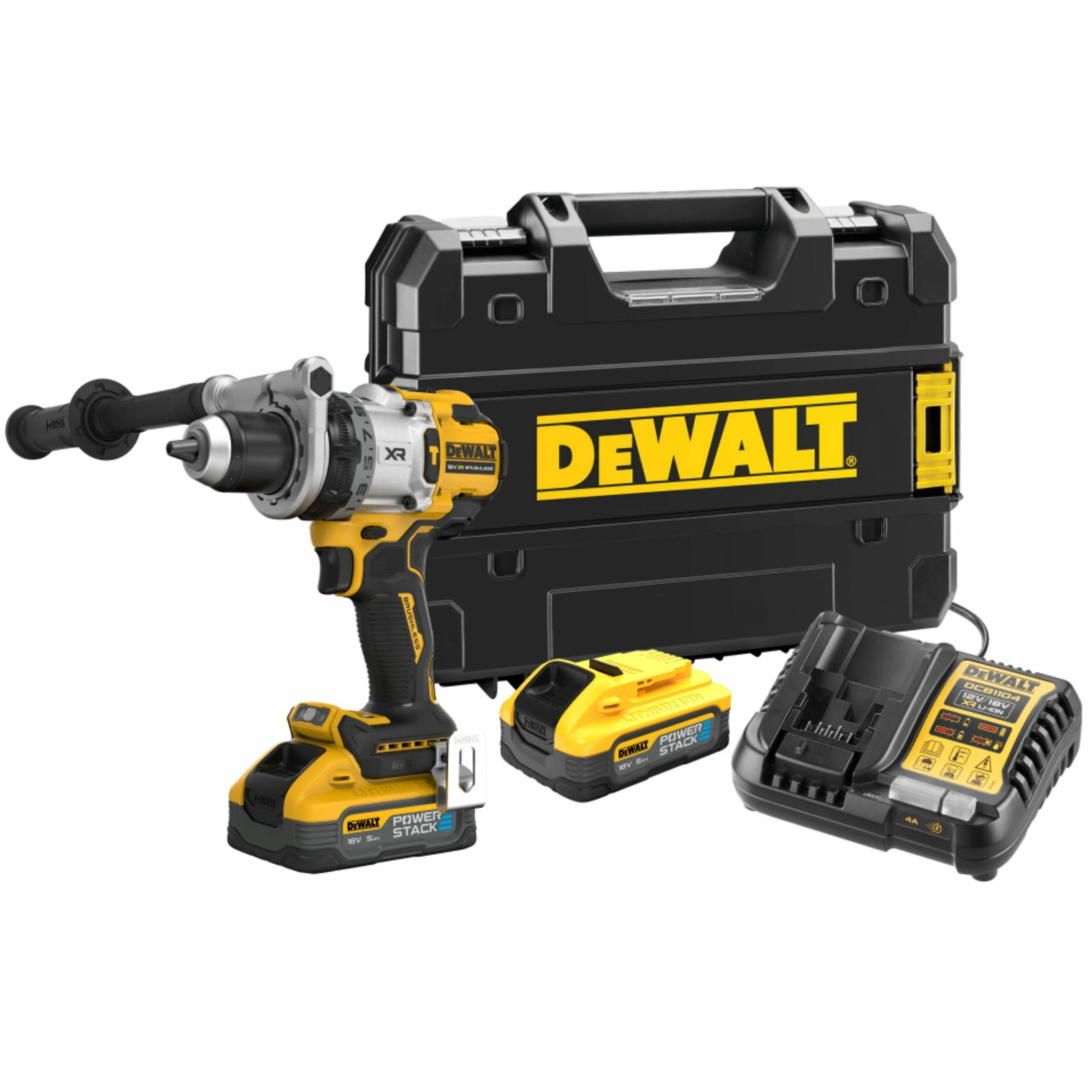 Bild von DeWalt Akku-Schlagbohrschrauber 18V DCD1007H2T-QW