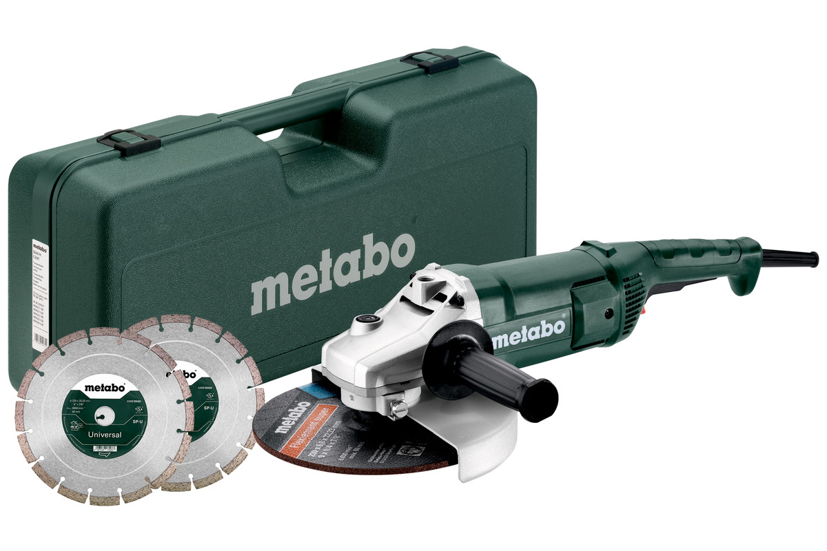 Bild von Metabo Winkelschleifer WE 2200-230 RHYNER-Set